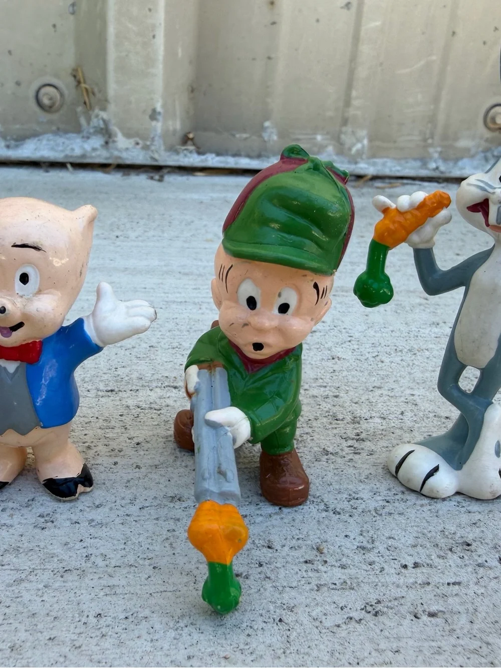 Vintage Looney Tunes Toy Figure Lot Multicolor